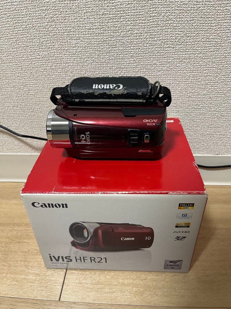 Canon デジタルビデオカメラ iVIS HF R21 IVISHFR21RD
