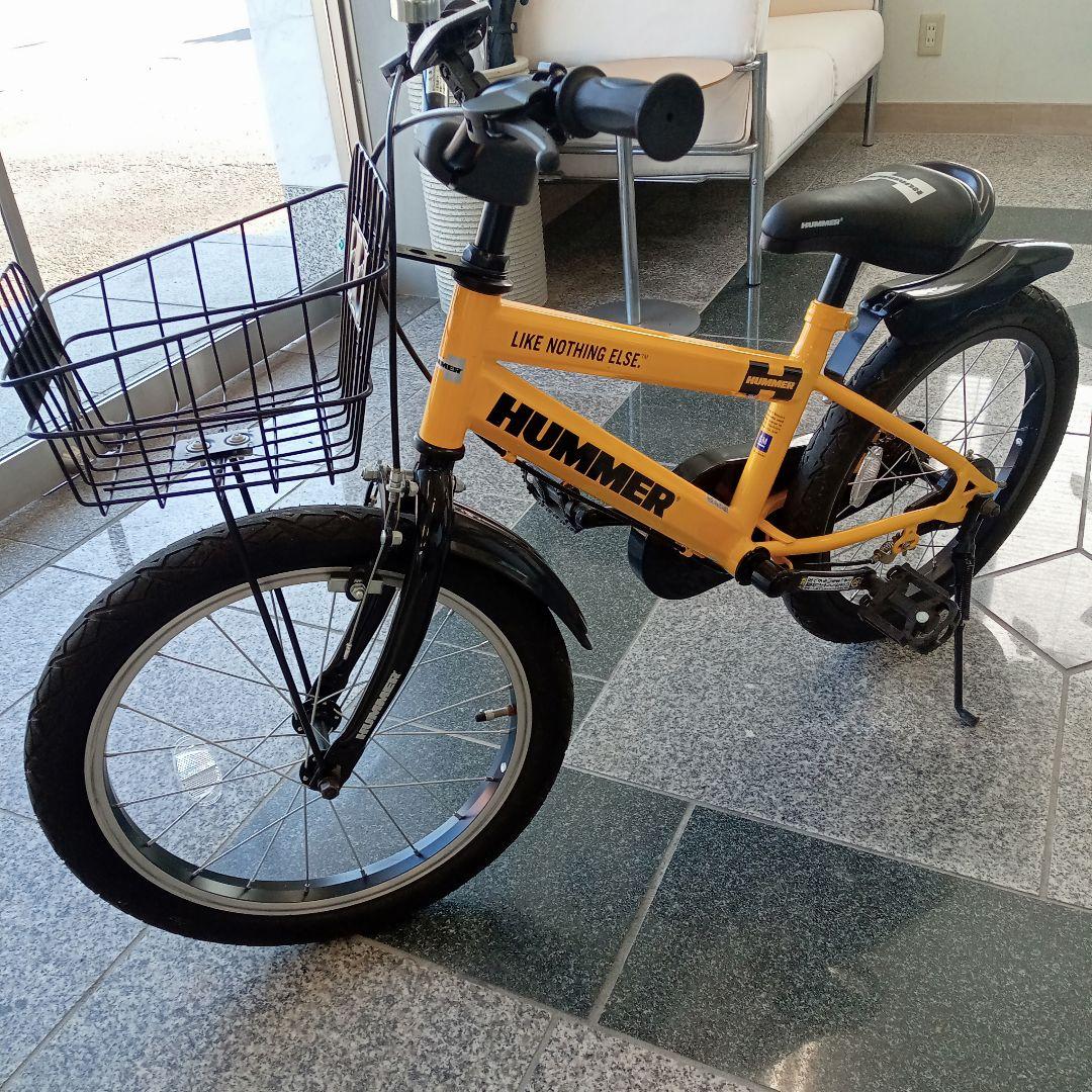 引き取り限定　HUMMER　ハマー　キッズ　子ども用自転車　18インチ　補助輪 楽天市場】18インチ幼児車 折りたたみ補助輪付き 取り付けたまま自転車