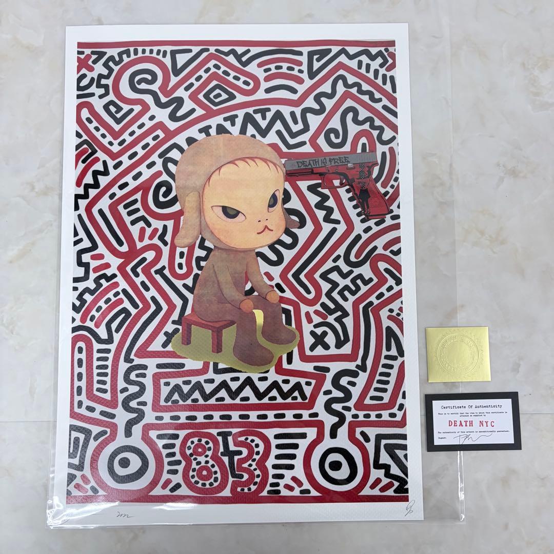 DEATH NYC 奈良美智 現代アート 直筆サイン