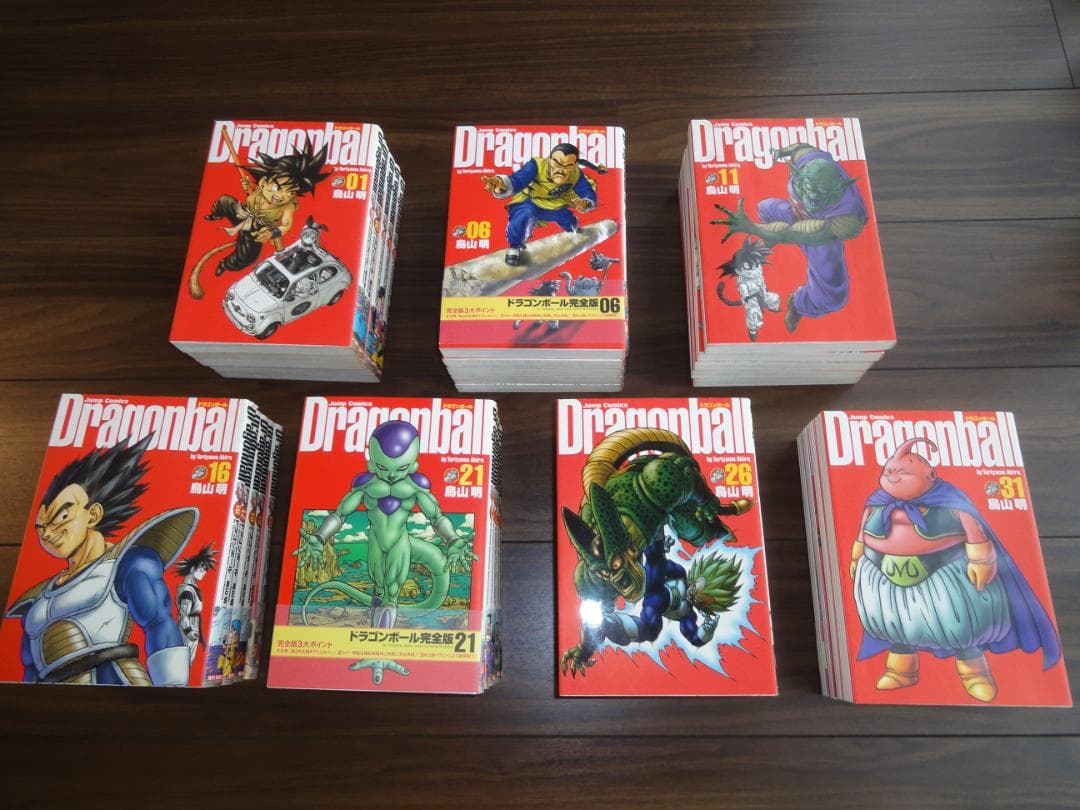 鳥山明氏三回忌ますます貴重愛蔵版ドラゴンボール完全版全巻セット1-34