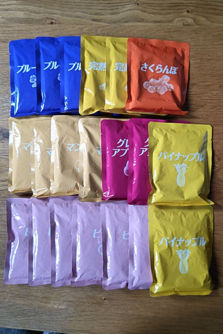 フルオーレ☆新品、未開封☆7味、20袋