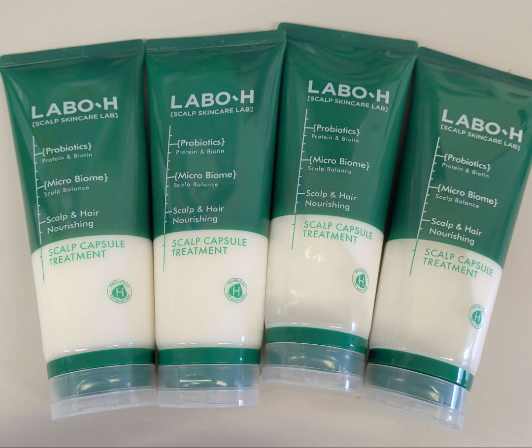 LABO-H 頭皮強化 カプセルトリートメント脱毛症状緩和 200ml 4 個
