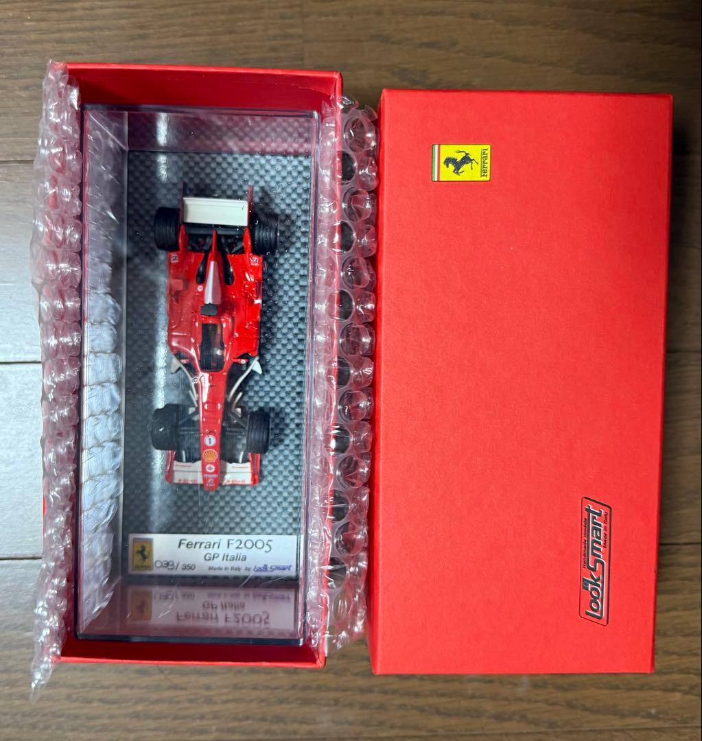 ルックスマート製フェラーリ F2005 GPイタリア限定モデル kidbox_lsf1074