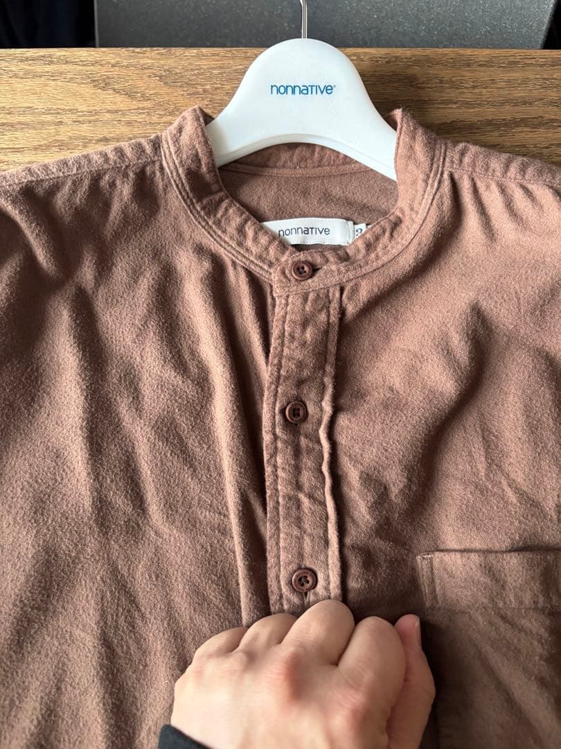 nonnative DWELLER スタンドカラーシャツ NN-S4253 - メルカリ