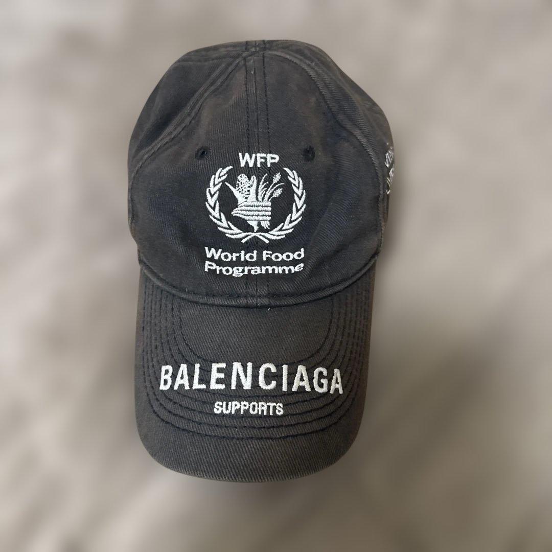 BALENCIAGA WFP キャップ ブラック