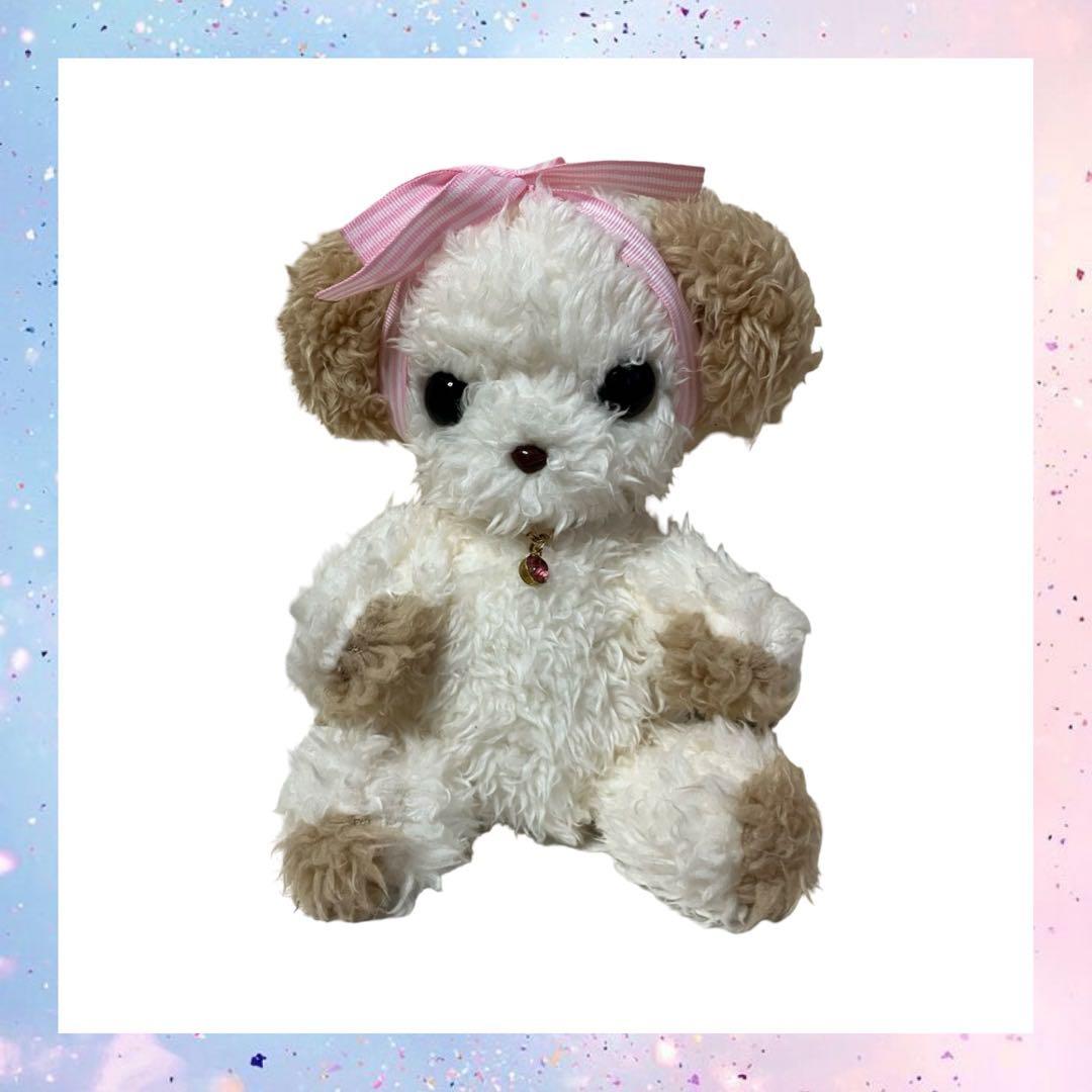 ハンドメイド】クマ ぬいぐるみ テディベア (1) クリーム×ブラウン