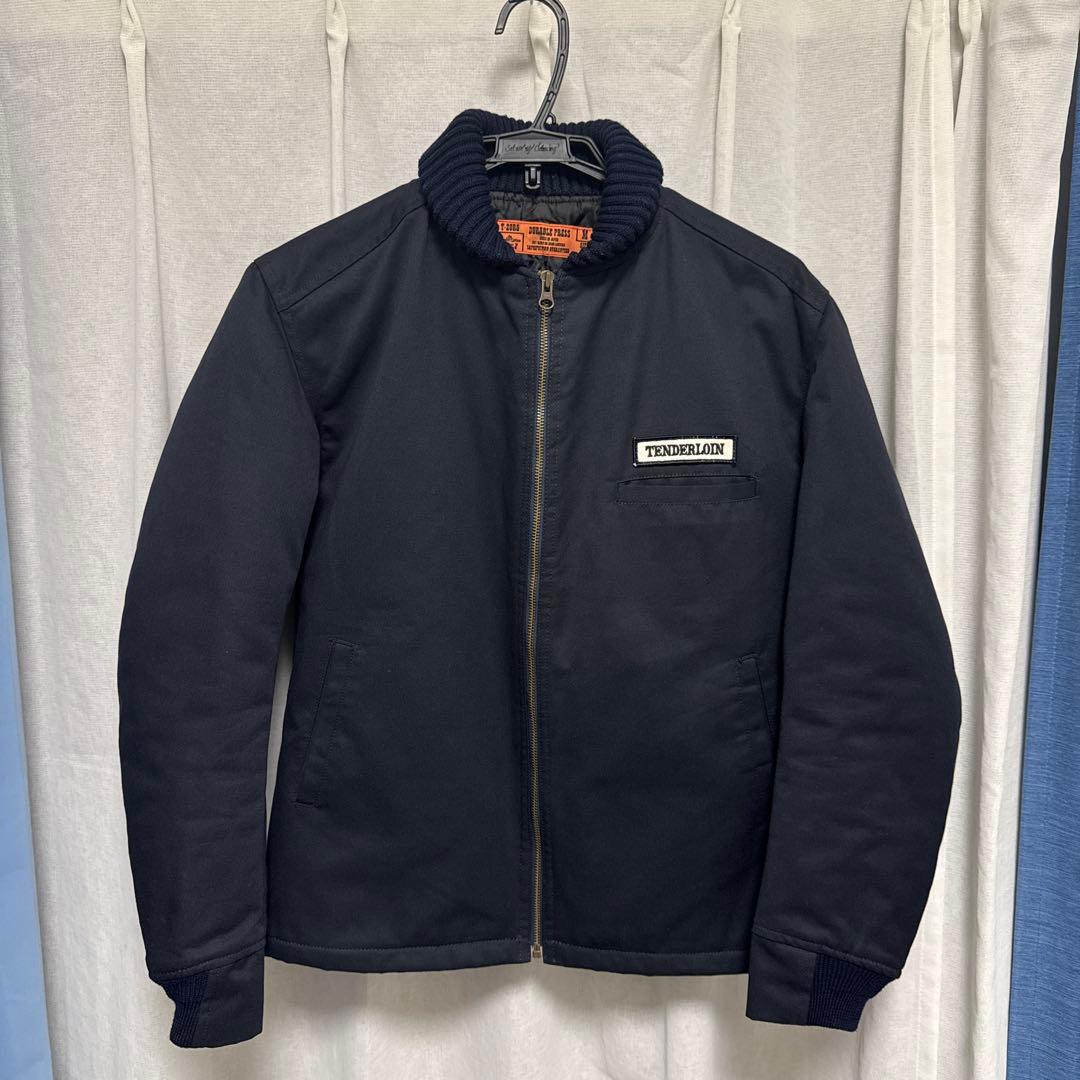 TENDERLOIN 1stリブワークジャケット　ネイビー
