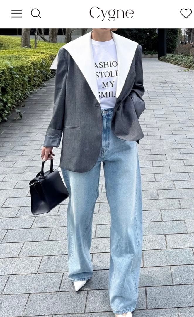 cgyne カーヴィデニムRem サイズ0