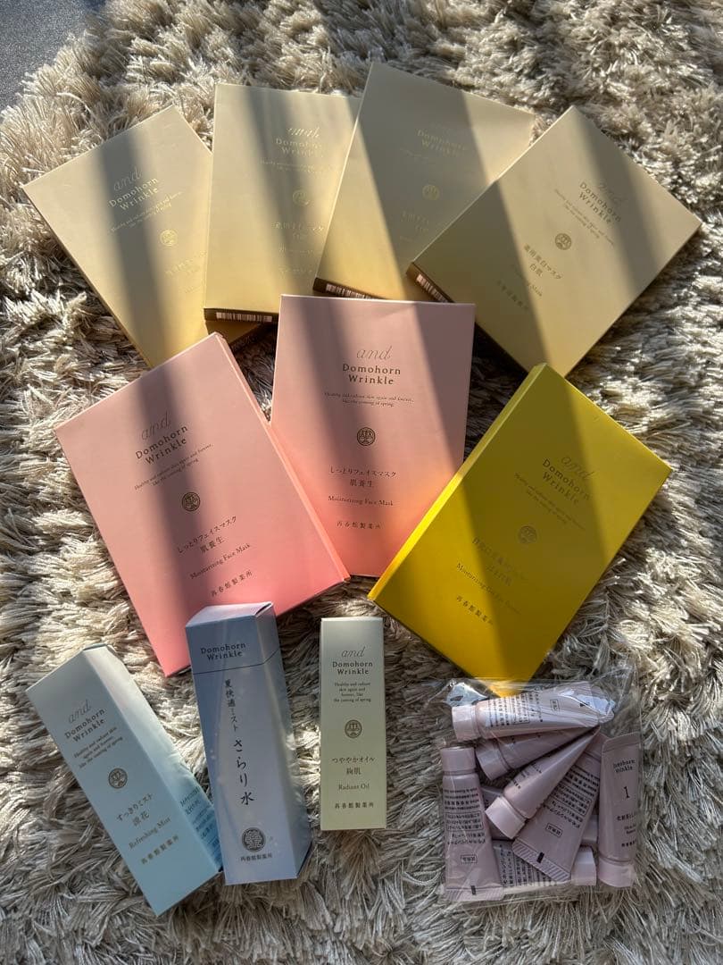 ドモホルンリンクル 肌養生 美白マスク さらり水 絢肌スキンオイル シートパック