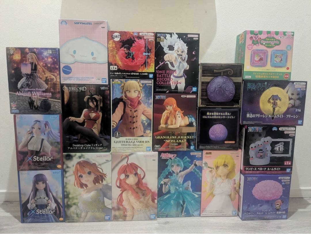 美少女フィギュア　プライズフィギュア　ルームライト　まとめ売り