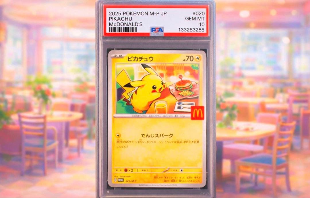 【PSA10】2025年発行 マクドナルド ピカチュウ PSA10】 マクドナルド ピカチュウ プロモ ハッピーセット 2025 - メルカリ