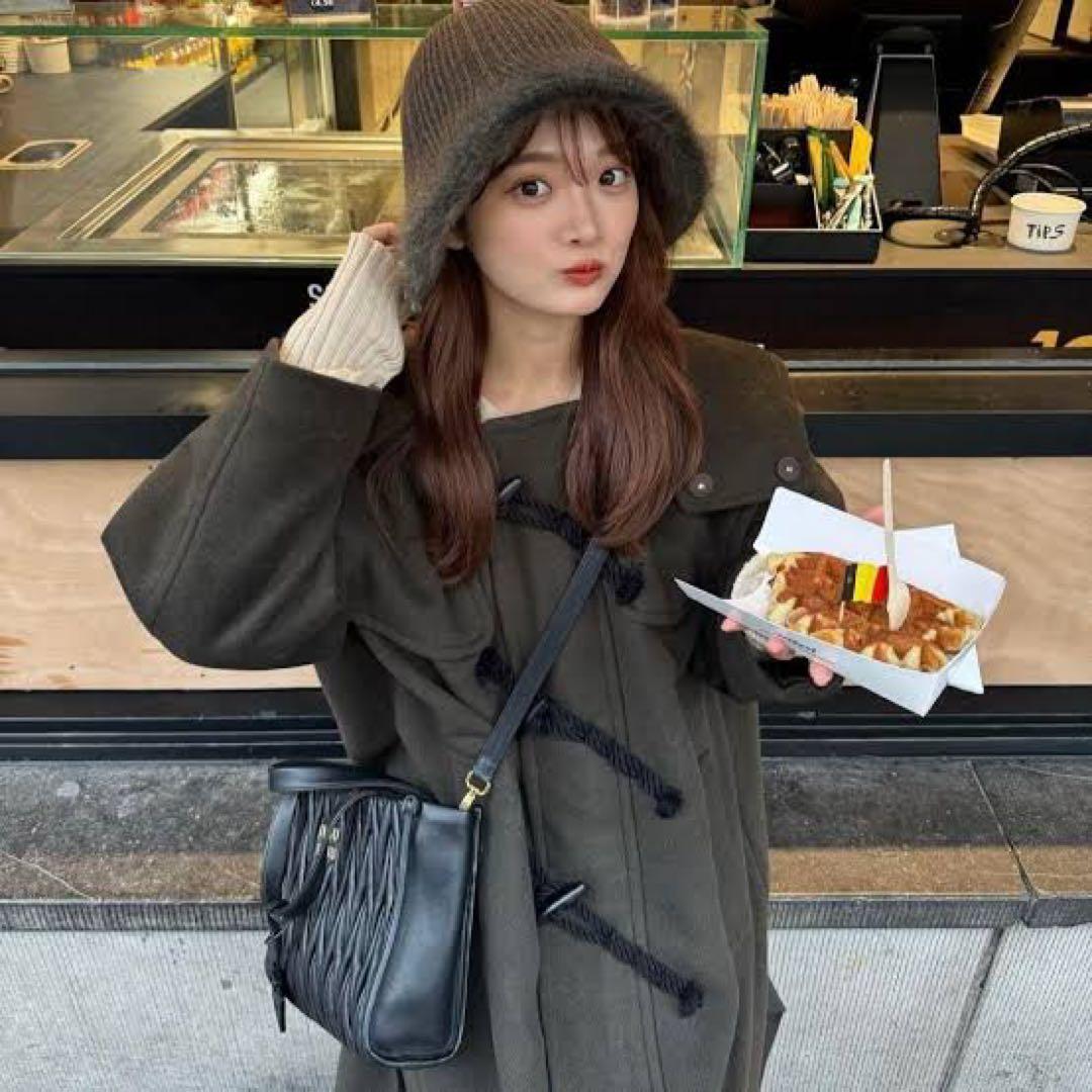 PINUE ロングダッフルコート PINUE 2023 Winter Collection】 オンラインショップにて販売中