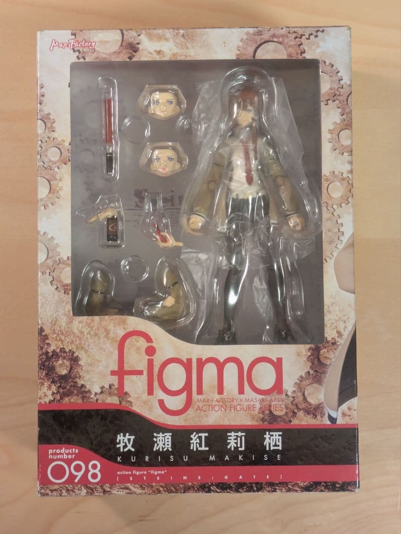 シュタインズゲート　figma 牧瀬紅莉栖 098 アクションフィギュア