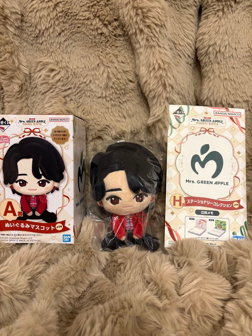 ミセス 一番くじ A賞 大森元貴 ぬいぐるみマスコット　おまけ付き