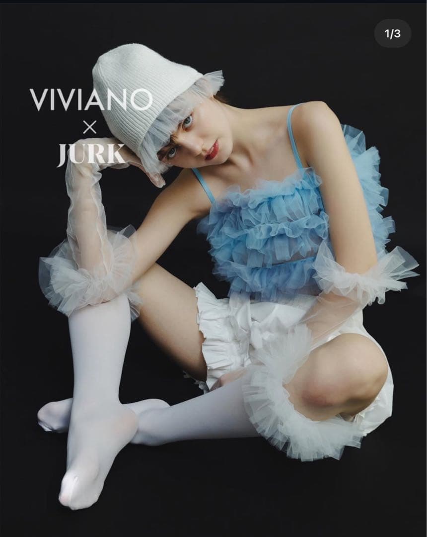 viviano × jurk チュールトップス VIVIANO × JURK / Tulle Cami Top | JURK shop tokyo