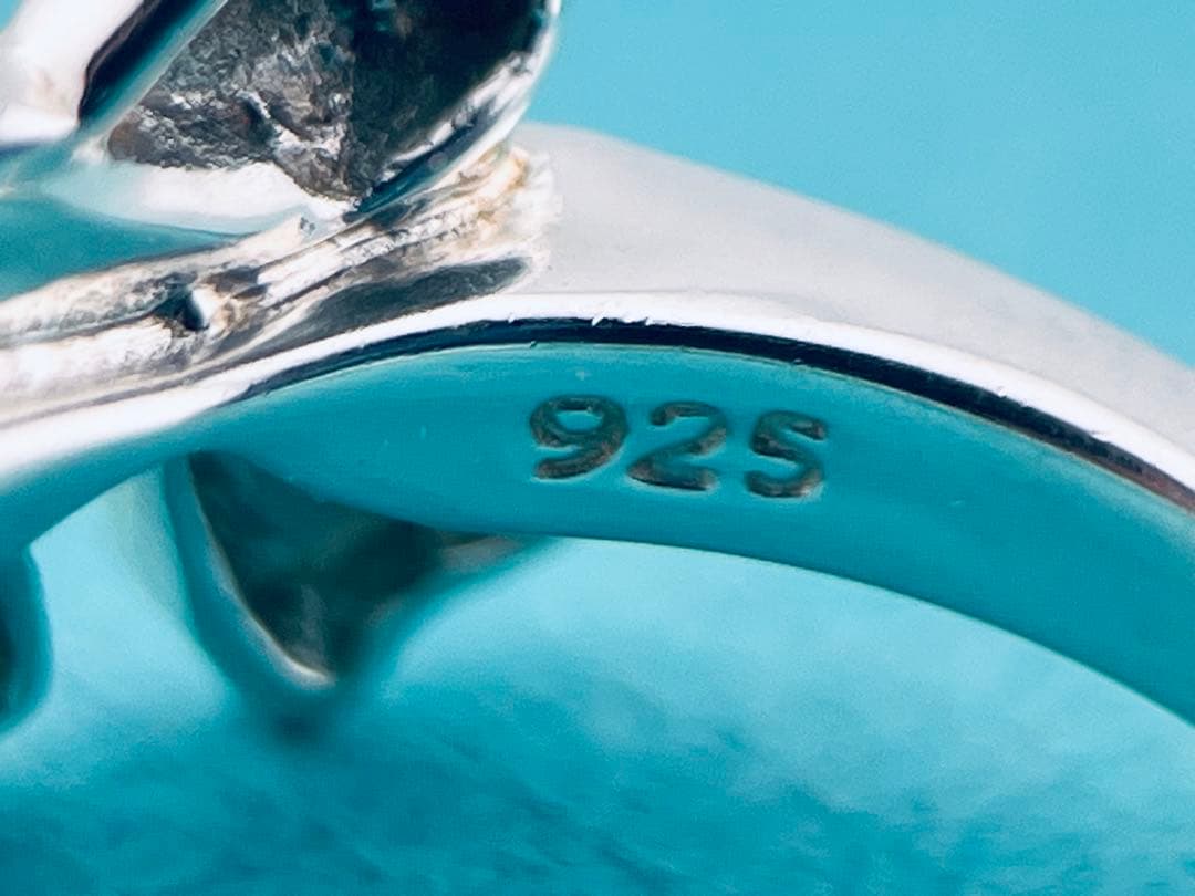 c924 オールド ティファニー 1990 リボン リング 925 約8.5号 - メルカリ