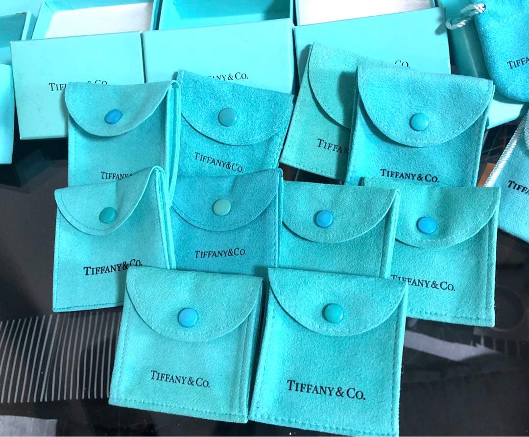 ティファニー アクセサリーケース アクセサリー空箱22箱 巾着、保存袋18枚