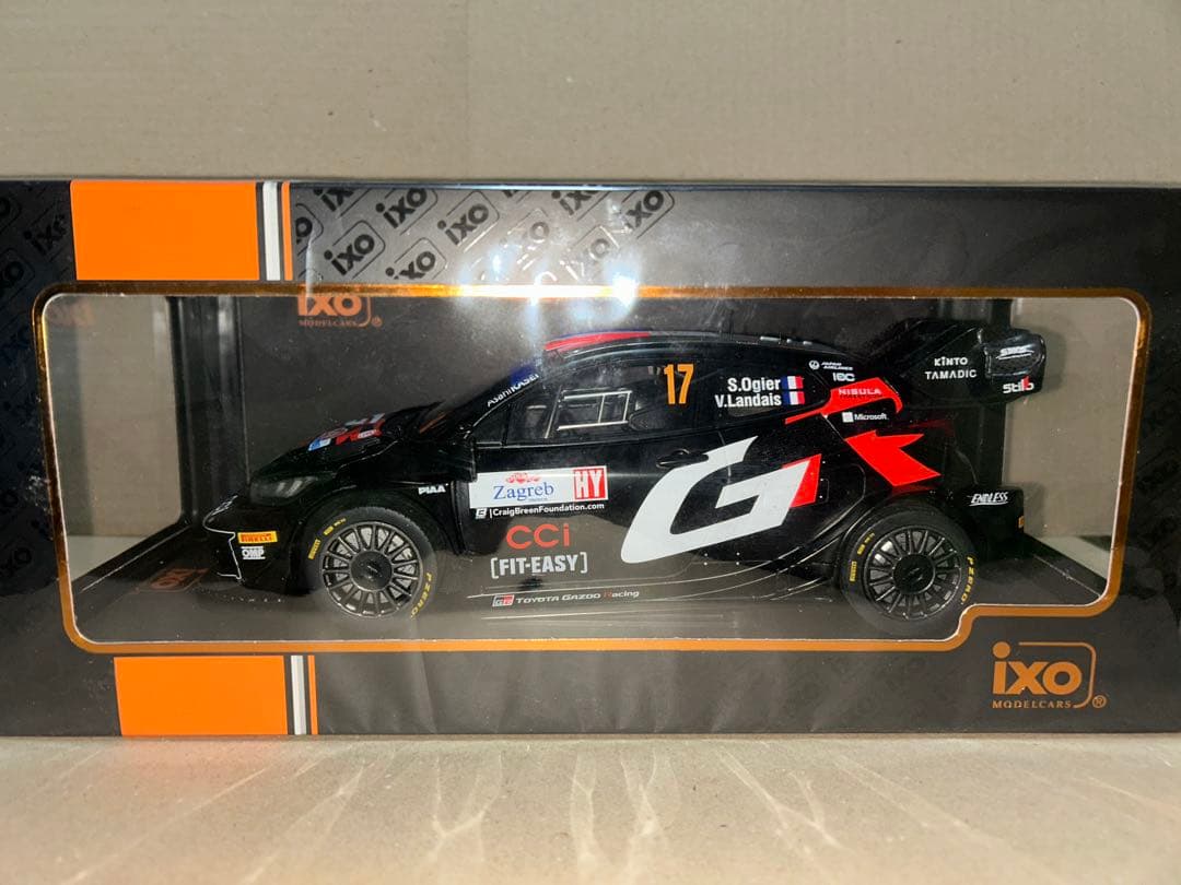 イクソ 1/18 トヨタ GRヤリス クロアチア2024 No.17