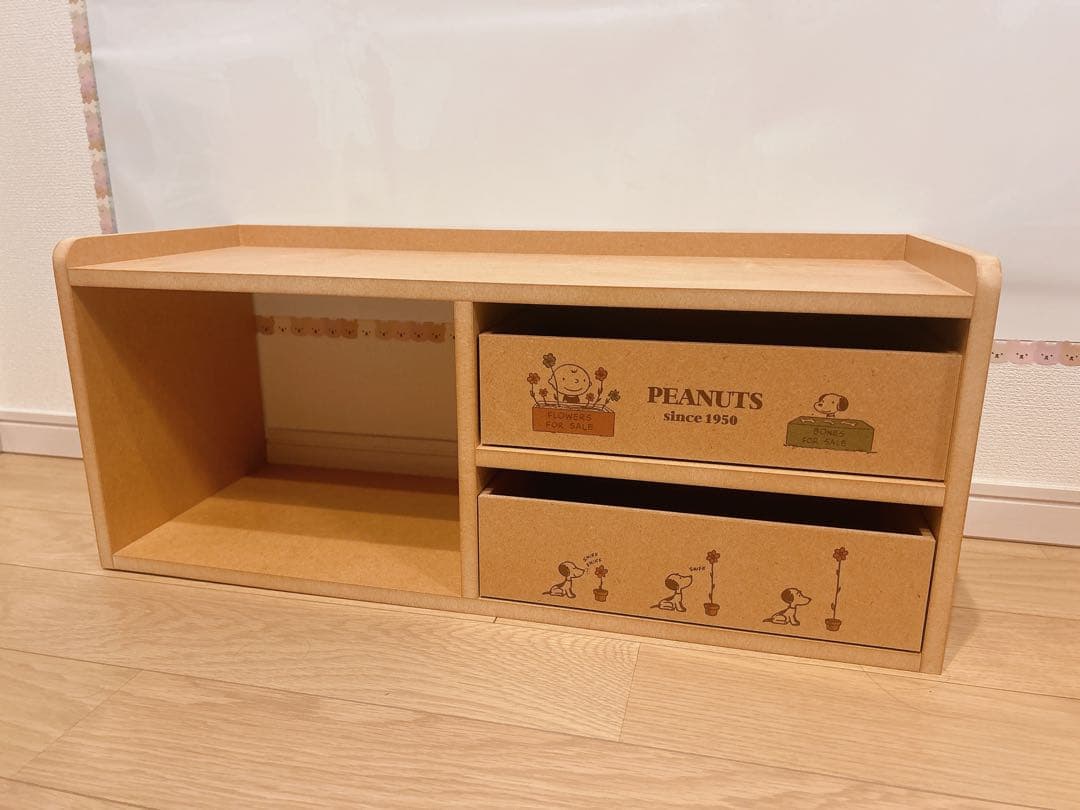 ベルメゾン】キッチンカウンター上収納ボックス 「スヌーピー」【新品