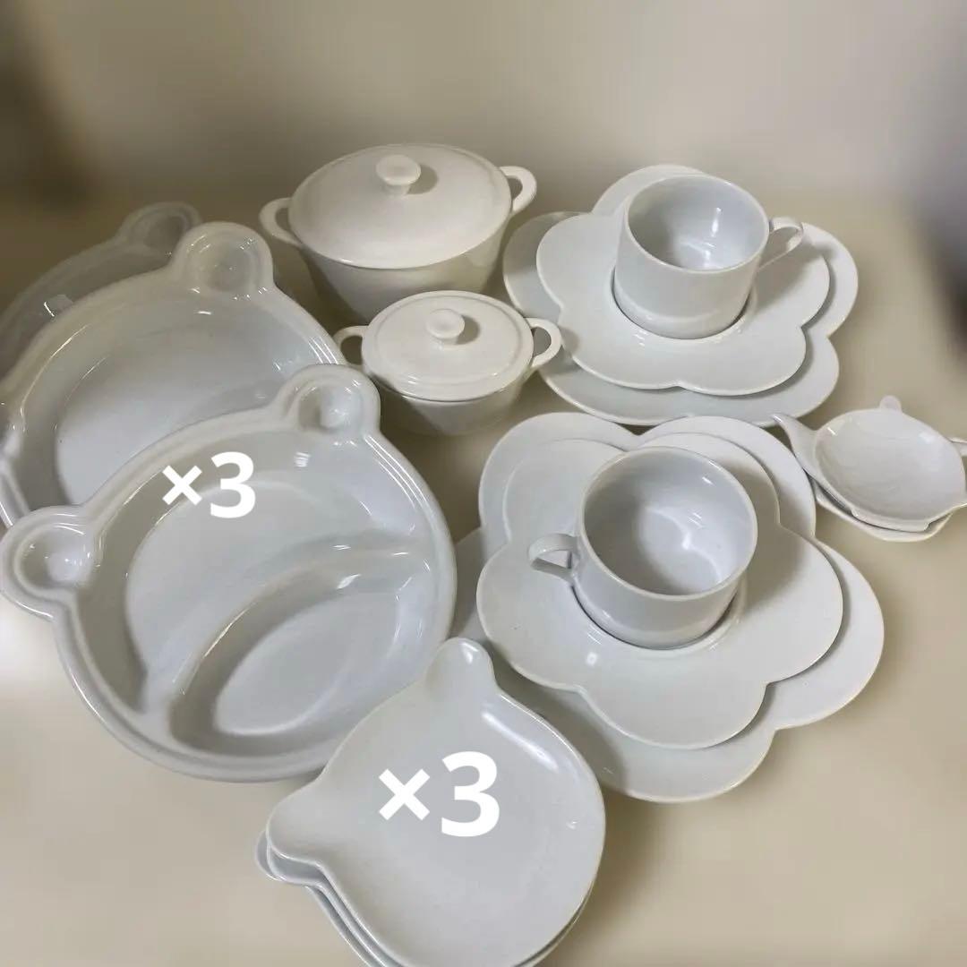 ポーセラーツ白磁 食器セット③ - メルカリ