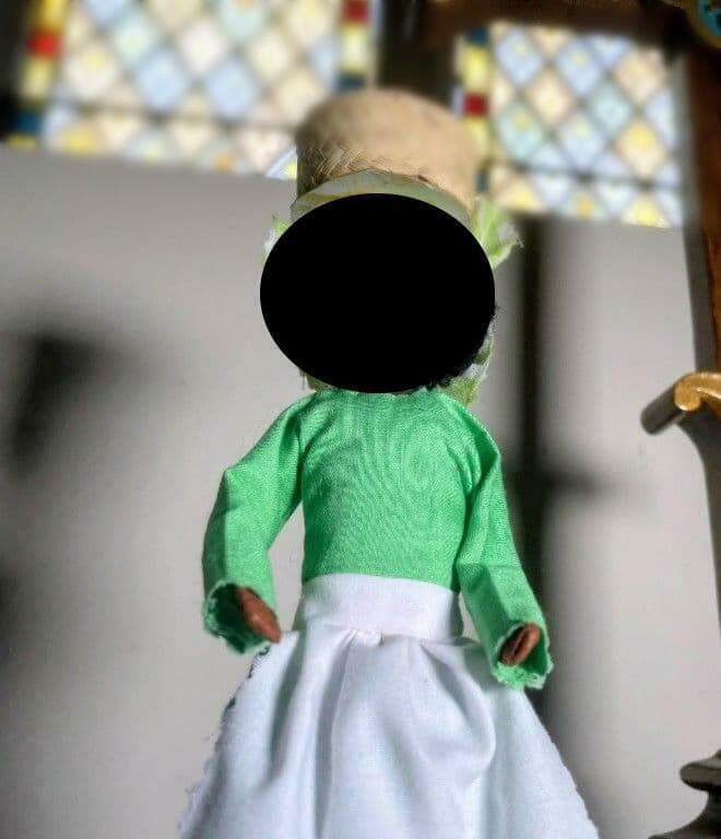 降霊復讐の為に呪いを掛け修復ヒーリング電磁波測定機には強く反応ブードゥー人形