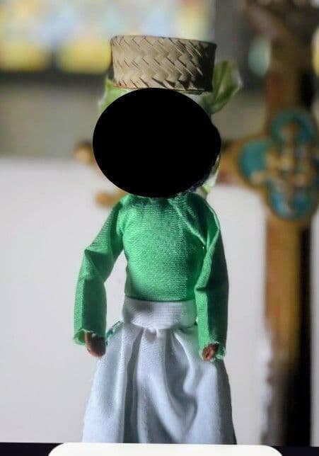 降霊復讐の為に呪いを掛け修復ヒーリング電磁波測定機には強く反応ブードゥー人形