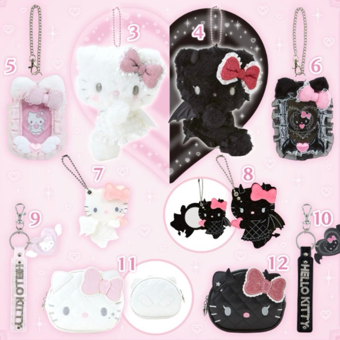 ハローキティ 天使小悪魔 カードケース カードホルダー 50周年