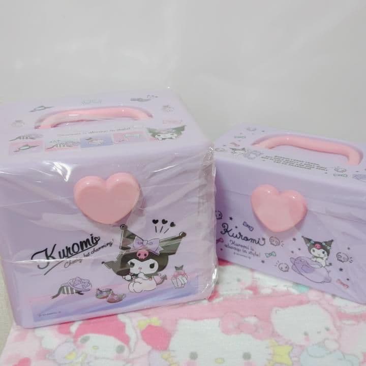 サンリオ　クロミ　持ち手付き　ボックス　S M 2個セット　救急箱