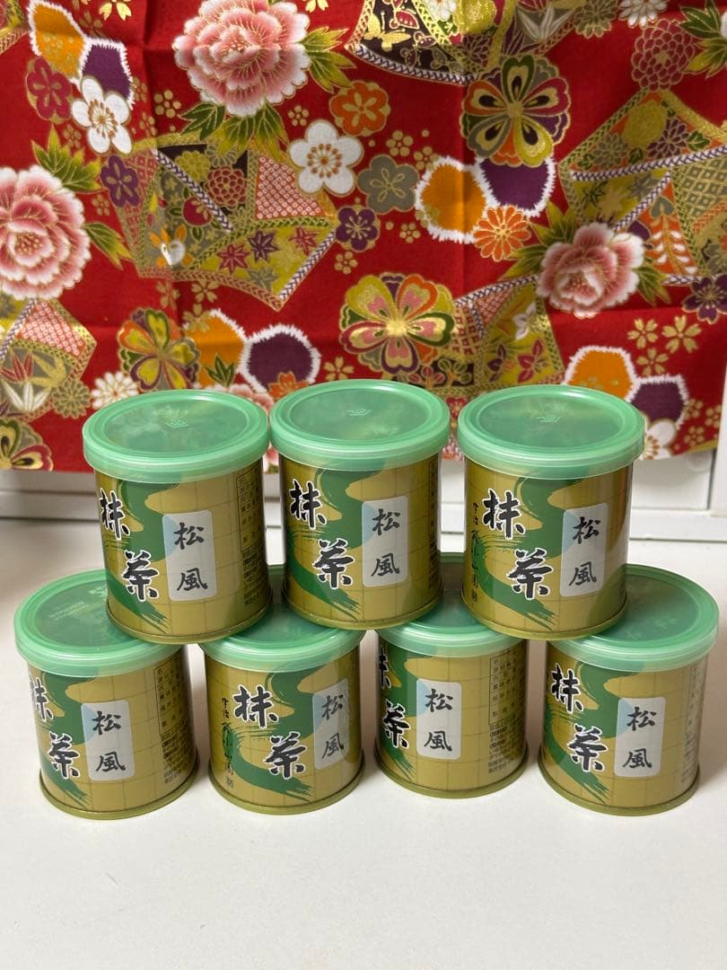 山政小山園　松風　30g缶入り　【7缶セット】