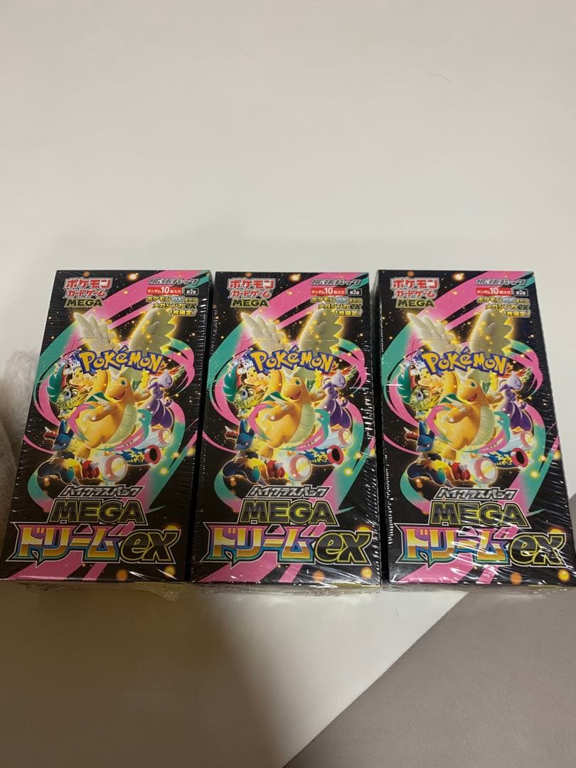 ポケモンカードゲーム MEGAドリームEX 3BOX シュリンク付き