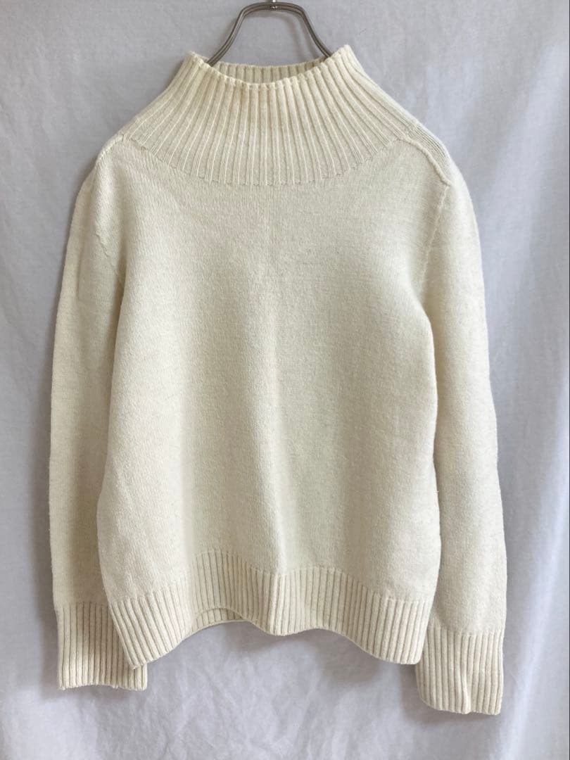 スコットランド製 MHL. マーガレットハウエル ウール タートル ニット