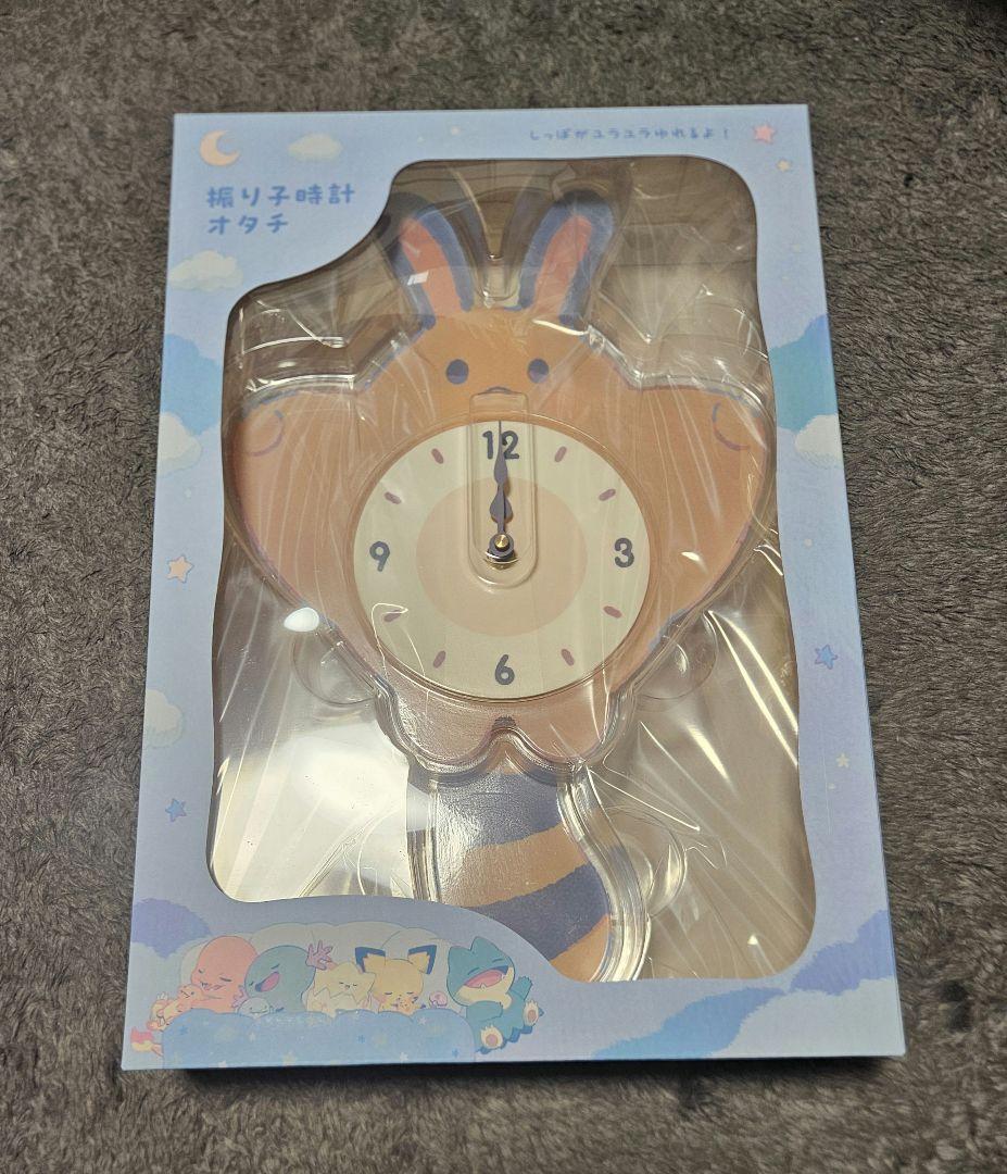 ポケモンセンター　LittleDayDream　オタチ　振り子時計 ポケモンセンター 振り子時計 Little Daydream オタチ ポケセン - メルカリ