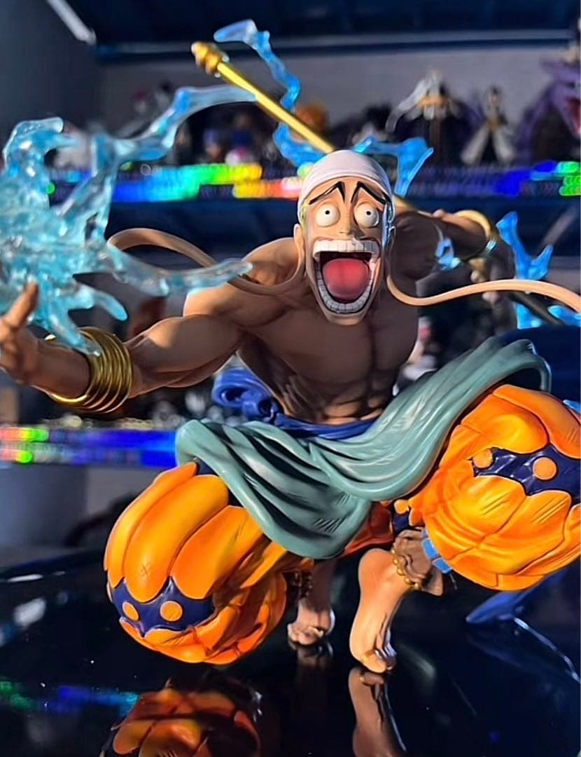 ワンピース POP エネル 雷神 フィギュア ガレージキット - メルカリ