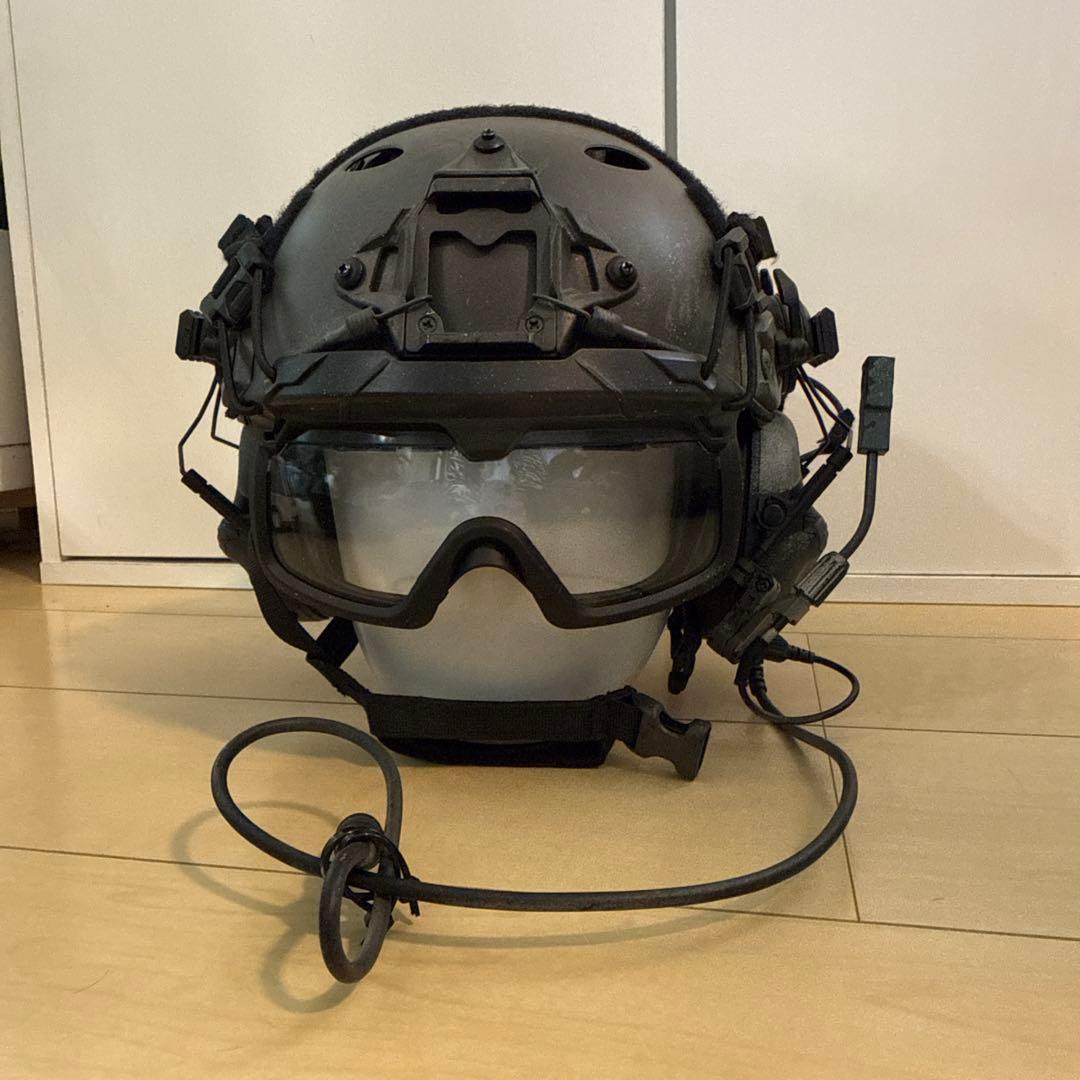 サバゲー ヘルメット ゴーグルと通信機器付き クーポン対象】【10kOVER500OFF】TMC SF QD Goggle ヘルメットレール