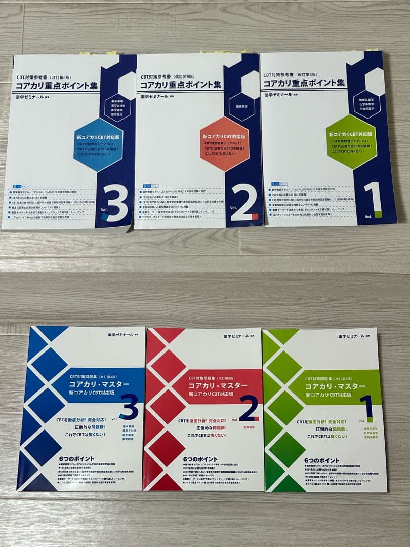 コアカリマスター&コアカリ 重点ポイント集 6冊セット【改訂第8版】