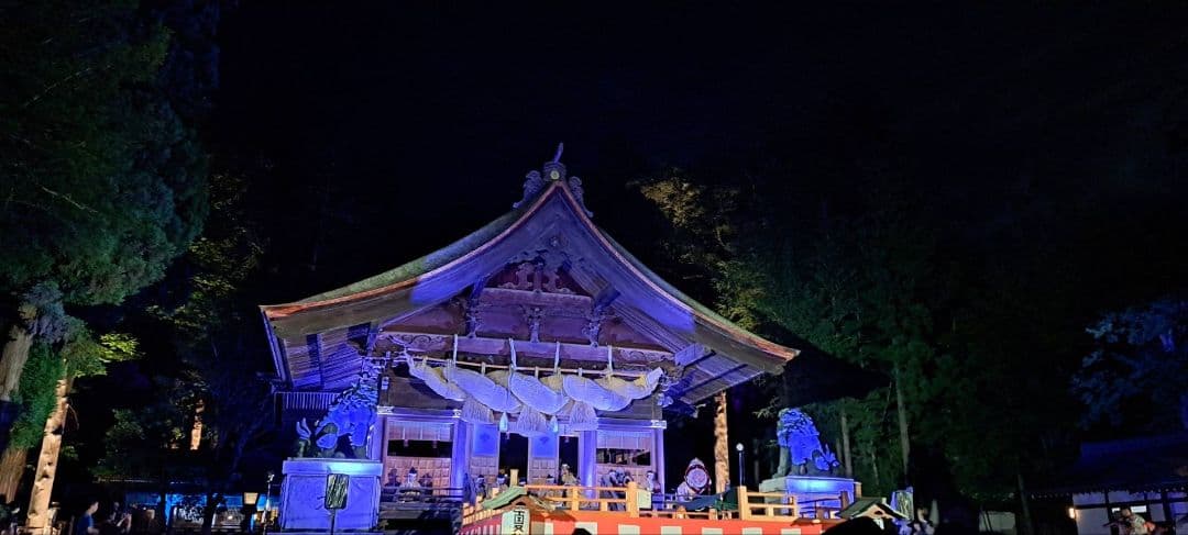 諏訪大社2025年8月8日 下社秋宮.数量限定夜の夏詣特別御朱印4種コンプ