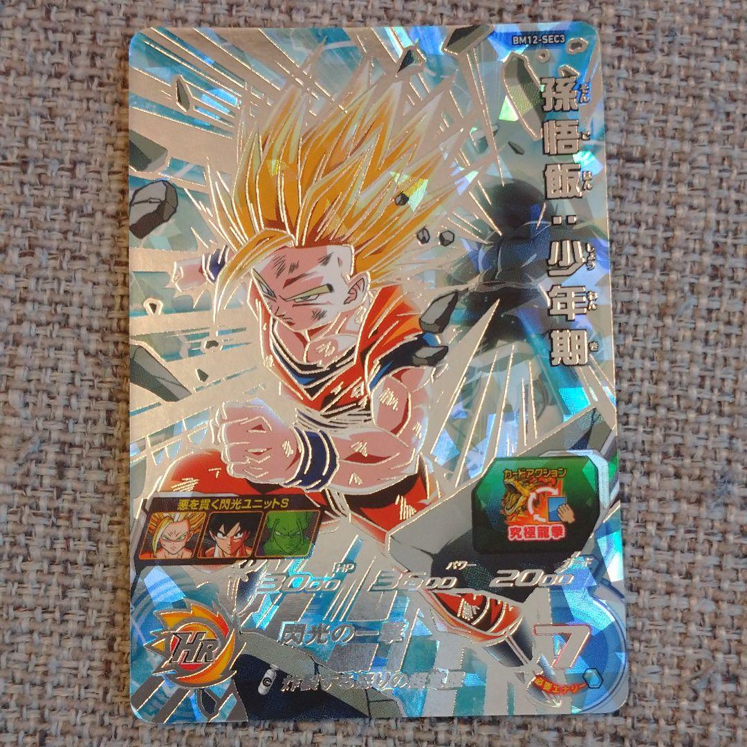 スーパードラゴンボールヒーローズ シークレット 孫悟飯 少年期 - メルカリ