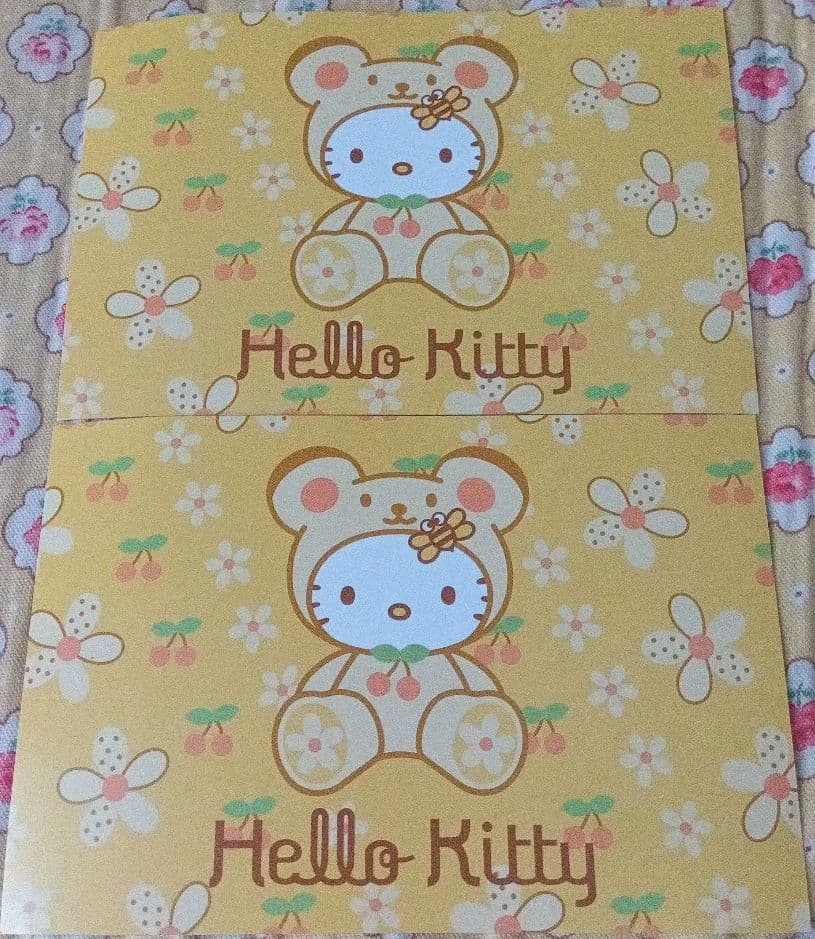 ハローキティ　50周年記念ポストカード2枚セット　未使用　専用ページ購入OK◎◆