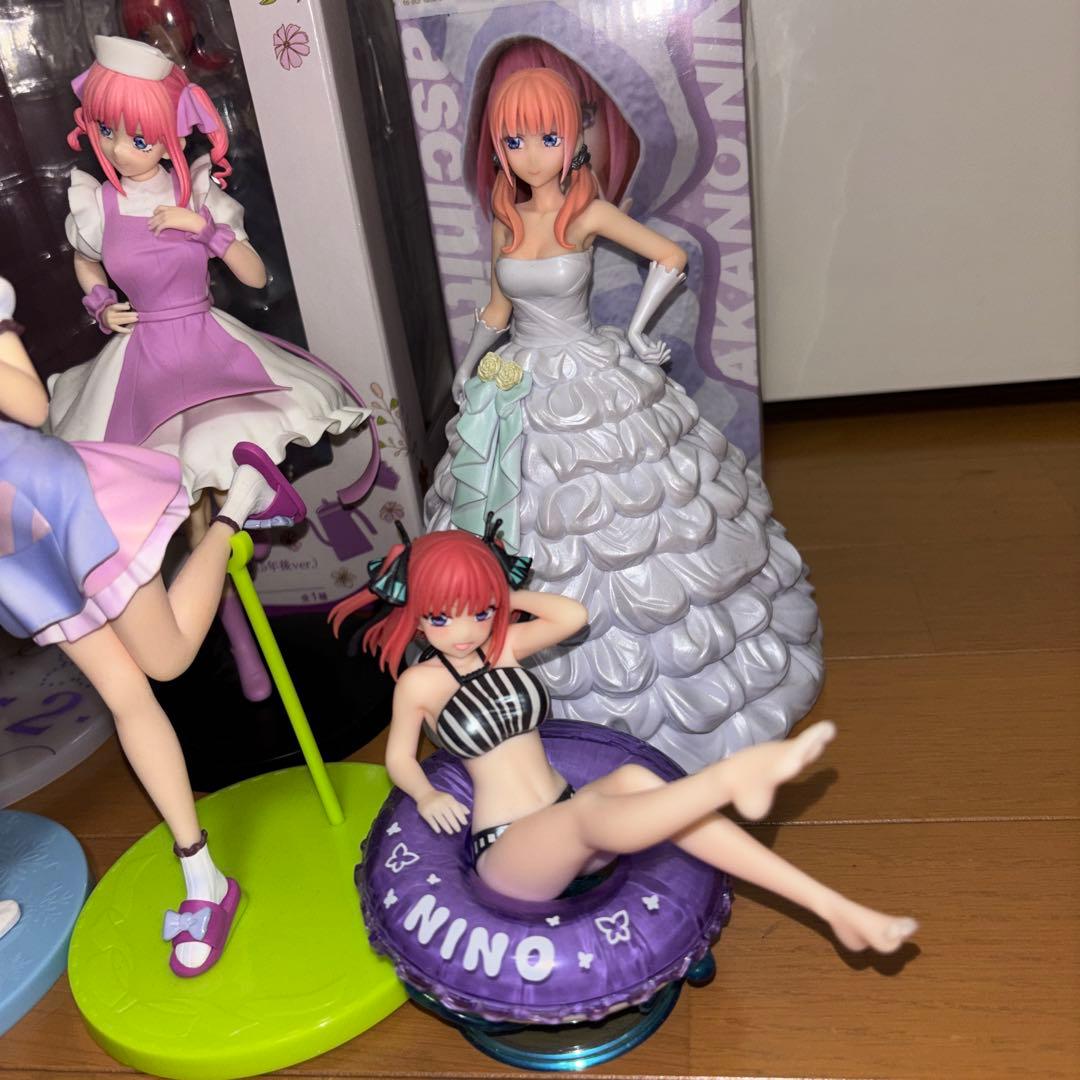 五等分の花嫁 中野二乃 フィギュア まとめ売り 17体 - メルカリ