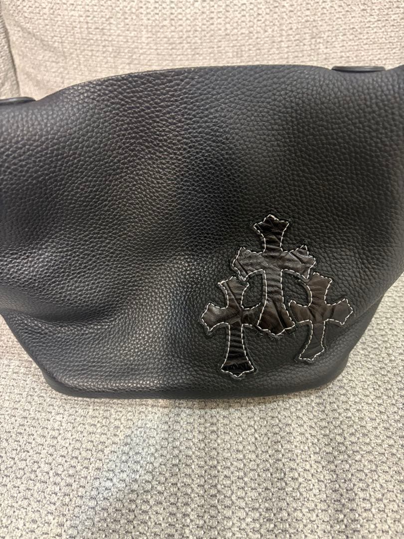 ブラックレザー トートバッグ