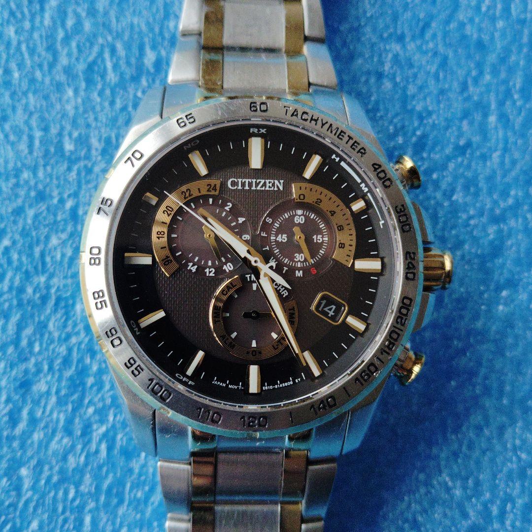CITIZEN ATTESA電波ソーラークロノグラフ 腕時計 腕回り18㌢