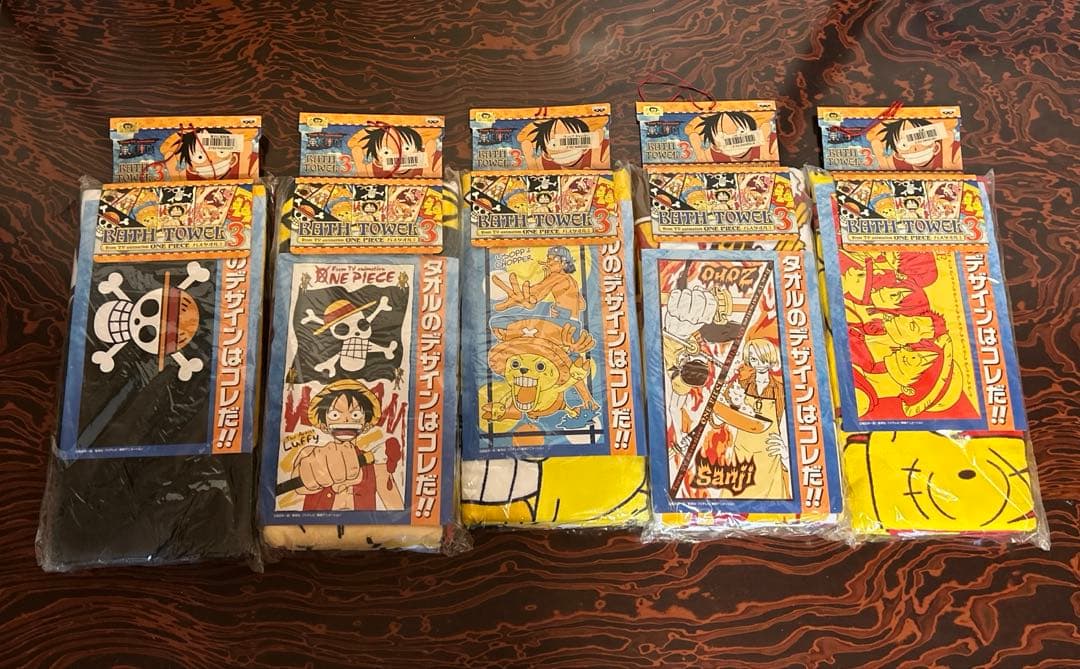 ワンピース バスタオル3 プライズ品 5種セット ONE PIECE - メルカリ