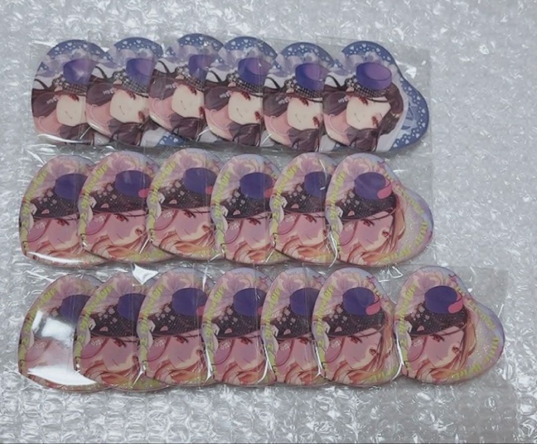 Prism Heart June Bride 白雪巴 缶バッジ Prism Heart June Bride】ランダムハート型缶バッジ Aグループ｜にじ