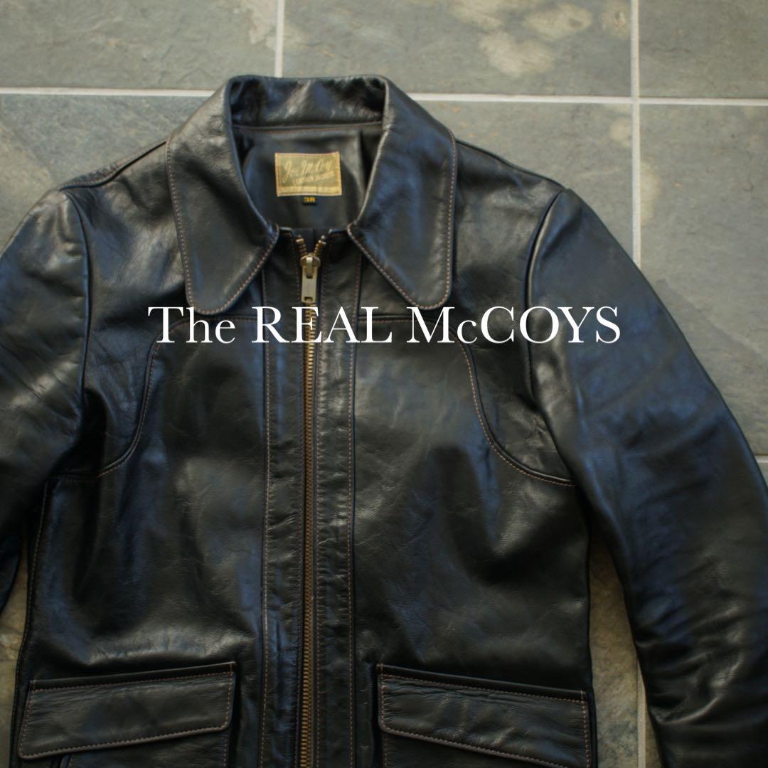 JOE McCOY 70s ホースハイド レザージャケット 38 The REAL McCOY'S ザリアルマッコイズ JOE McCOY ジョーマッコイ