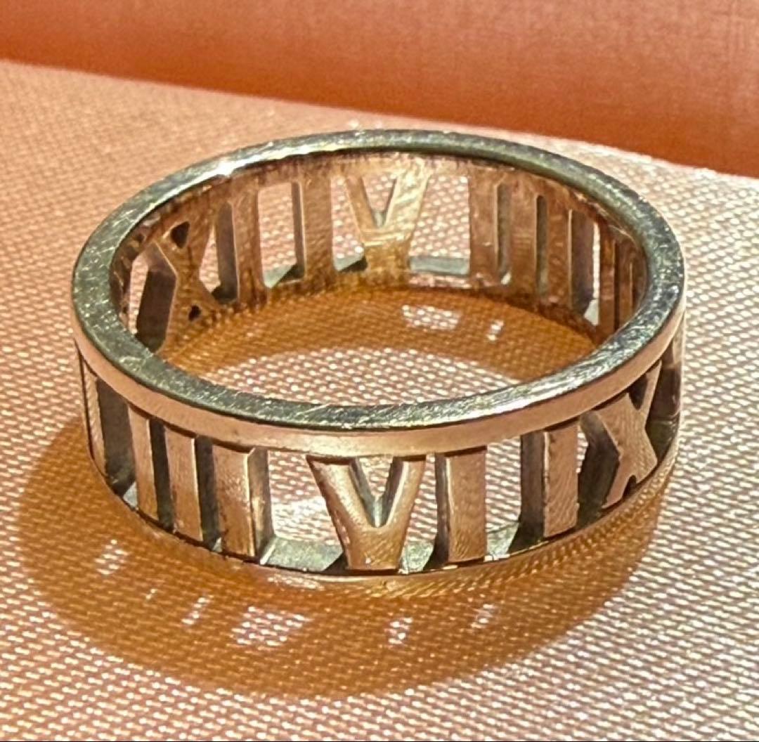 正規品 Tiffany ティファニー アトラスリング SV925 16号