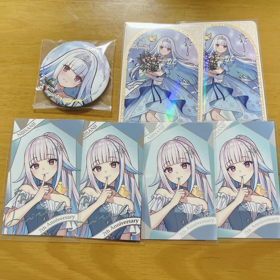 すぐ発送】 にじさんじ リゼ・ヘルエスタ まとめ売り 缶バッジ カード