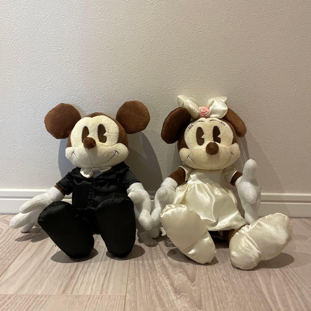 ミッキー・ミニー ウェディングぬいぐるみセット - メルカリ