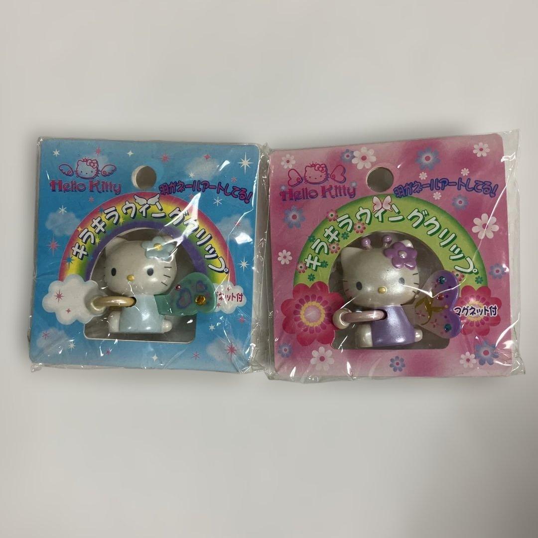 ハローキティ　キラキラウイングクリップ
