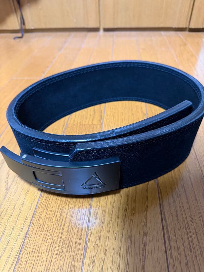 P.L.COLLEGE トレーニング・パワーベルト ブラック サイズL