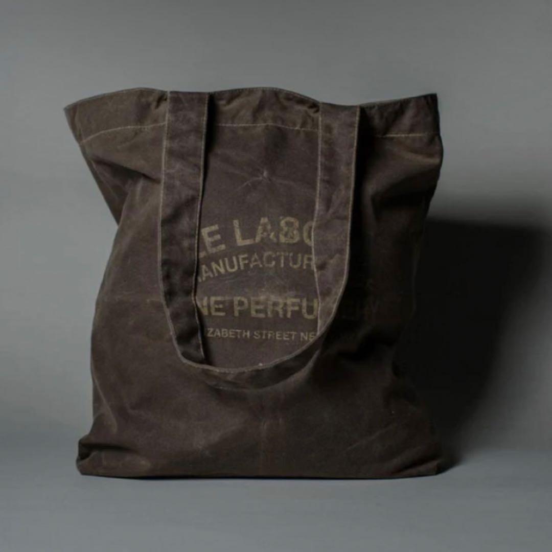 LE LABO WAXED CANVAS TOTEBAG トートバッグ
